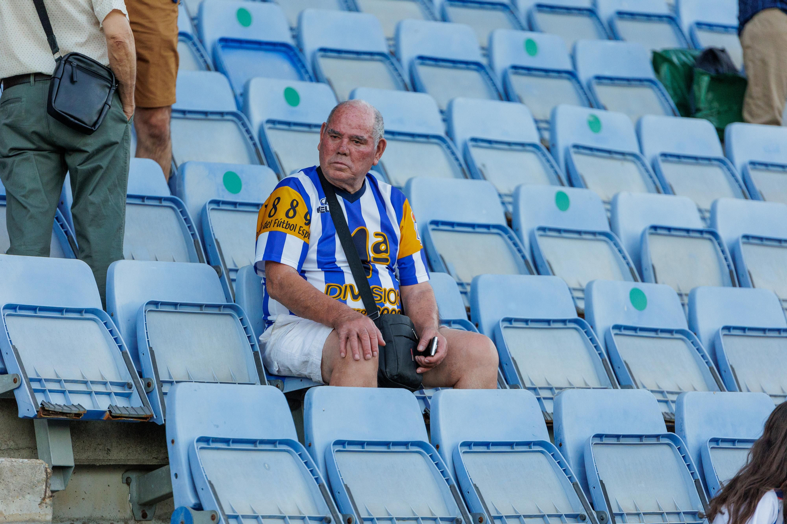 Las imágenes del ambiente en el Recreativo de Huelva-Intercity