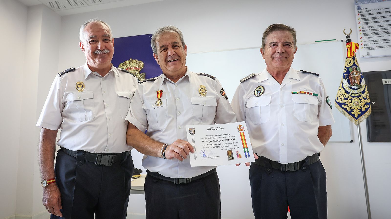 Imágenes de la entrega de las medallas de oro del Santo Ángel
