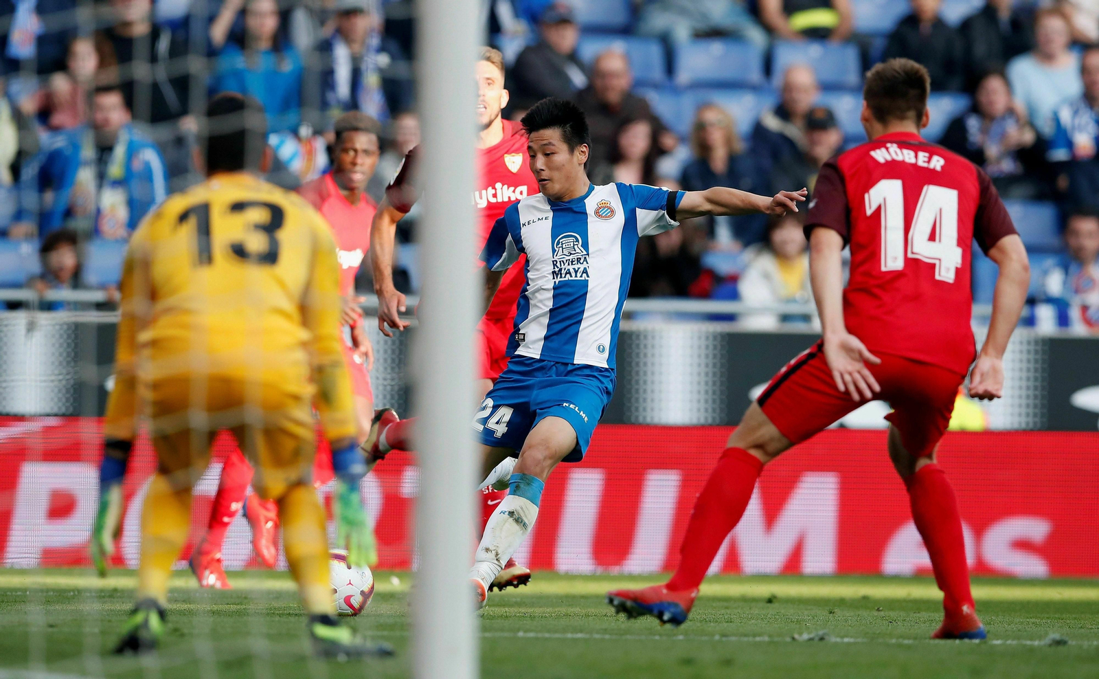 El Espanyol-Sevilla, en imágenes