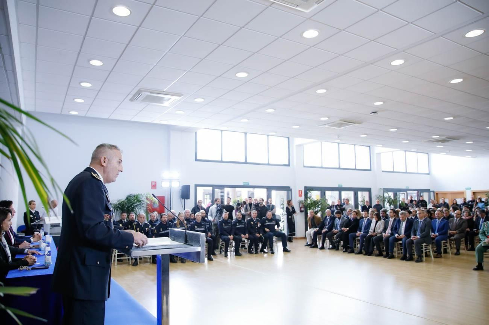 Las imágenes del la celebración de San Esteban en la Jefatura de la Policía Local