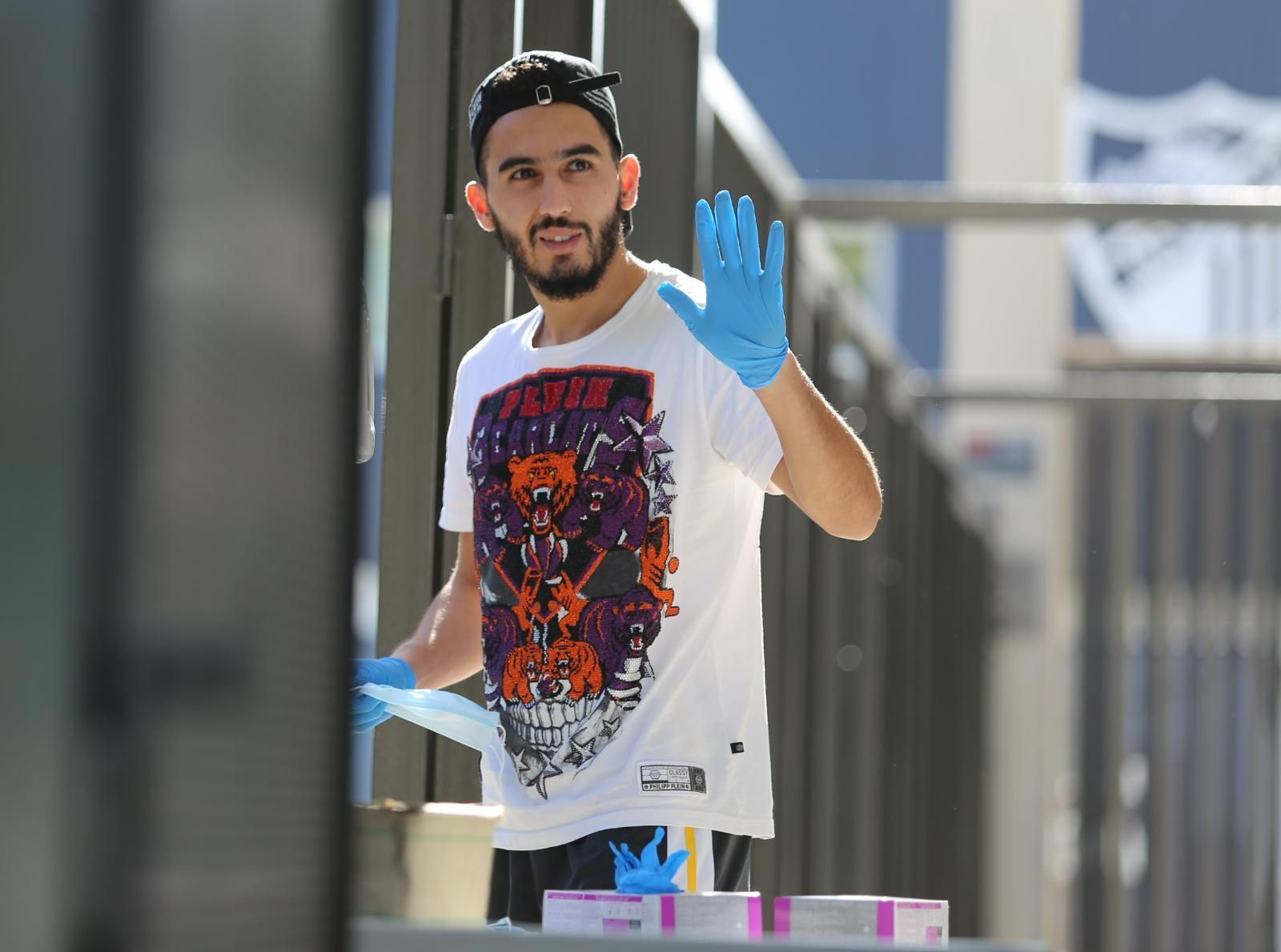 Las fotos de los jugadores del Málaga CF en La Rosaleda para los test