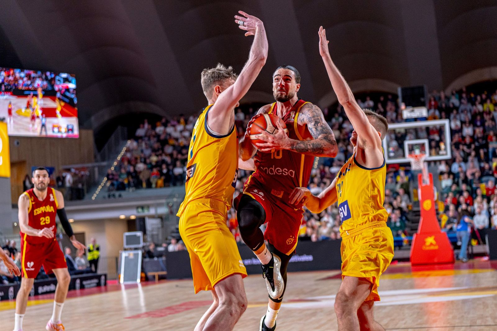 Las mejores fotos del España-Ucrania de baloncesto