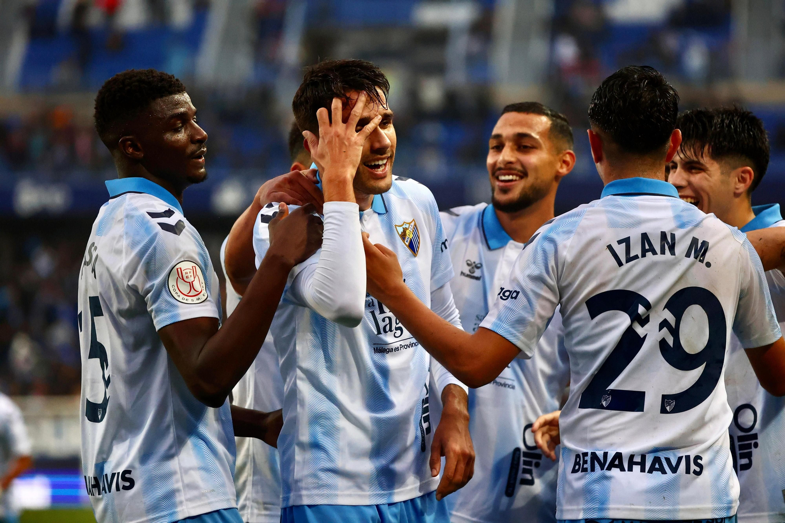 El Málaga CF - Eldense, en fotos