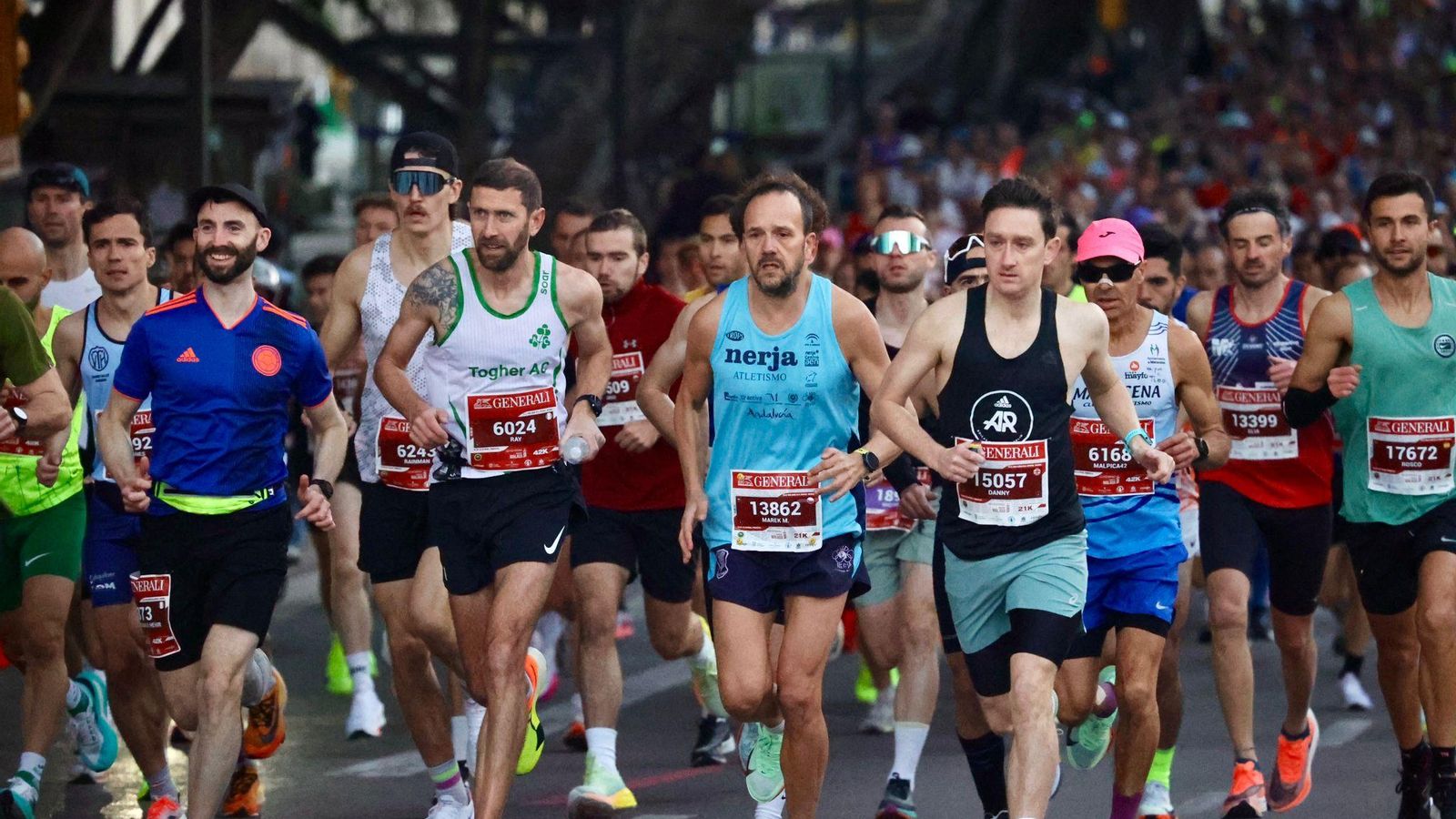 Las mejores fotos de la Maratón de Málaga 2024