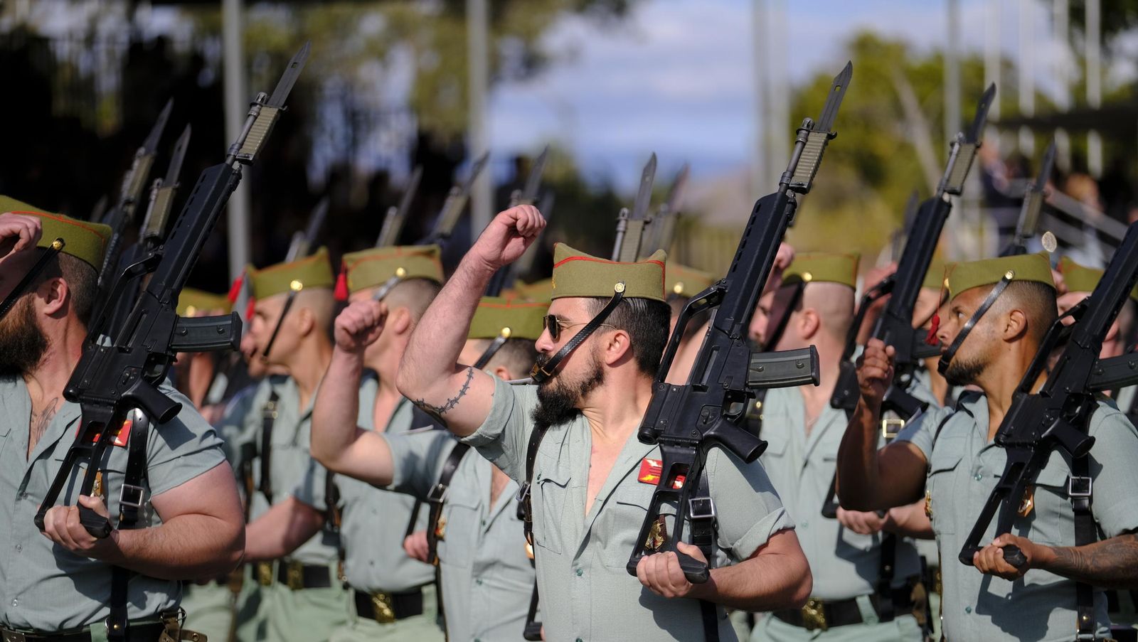 Conmemoración del Combate de Edchera en la Base Álvarez de Sotomayor de La Legión, en imágenes
