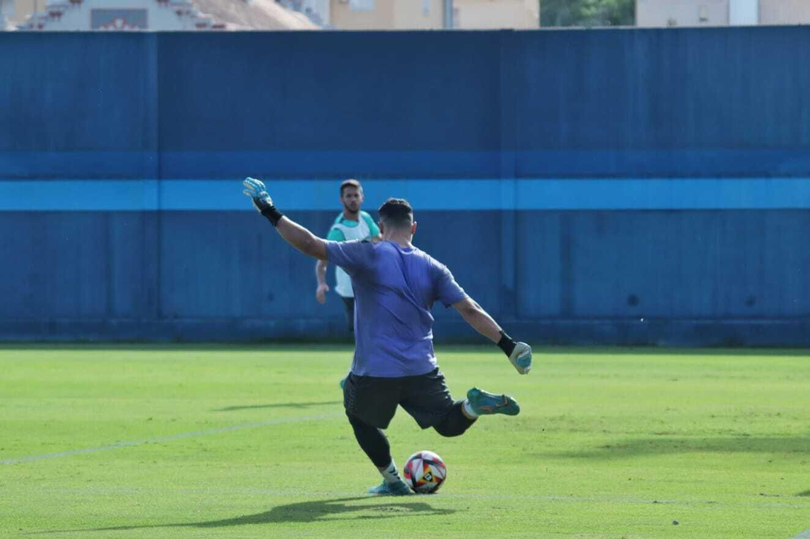 El entrenamiento del Málaga CF, en fotos
