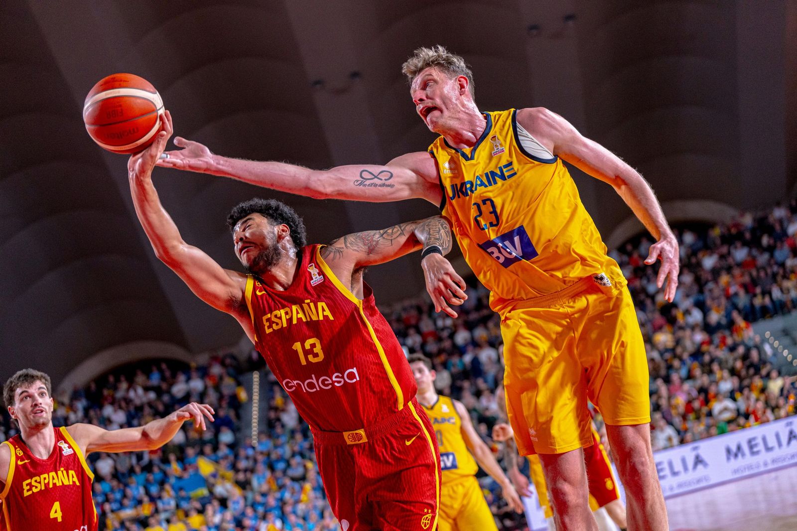 Las mejores fotos del España-Ucrania de baloncesto