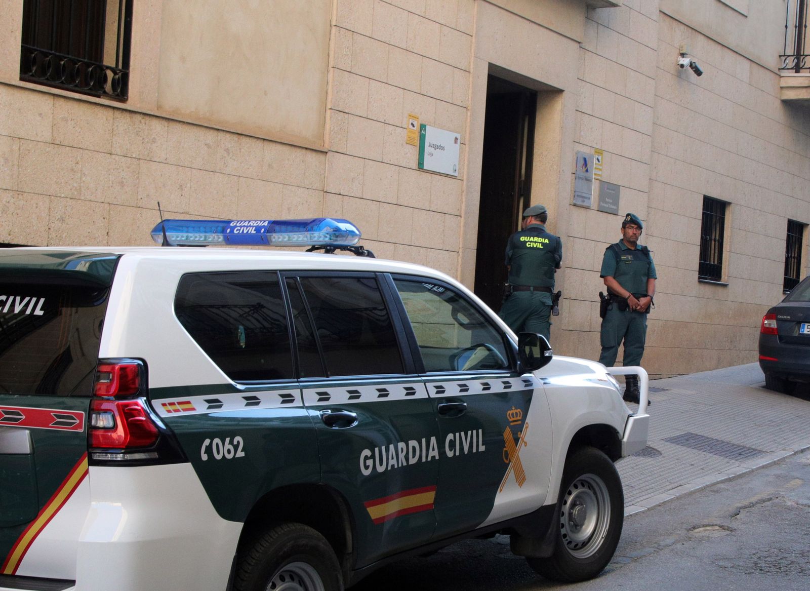 Fachada del Juzgado de Primera Instancia e Instrucción de Loja, en una imagen de archivo.