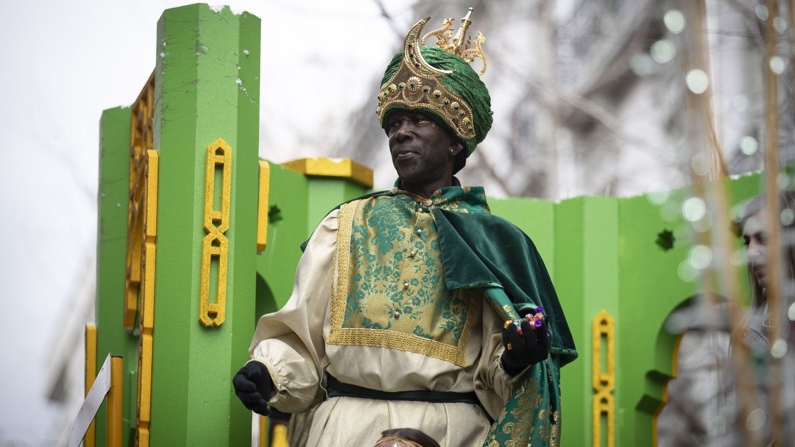 Baltasar recibió el cariño de los más pequeños e incluso alguna carta de última hora