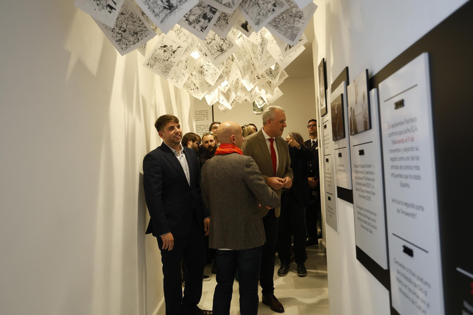Las fotos de la inauguración de la sala Carlos Pacheco en el Centro de Arte Contemporáneo de San Roque