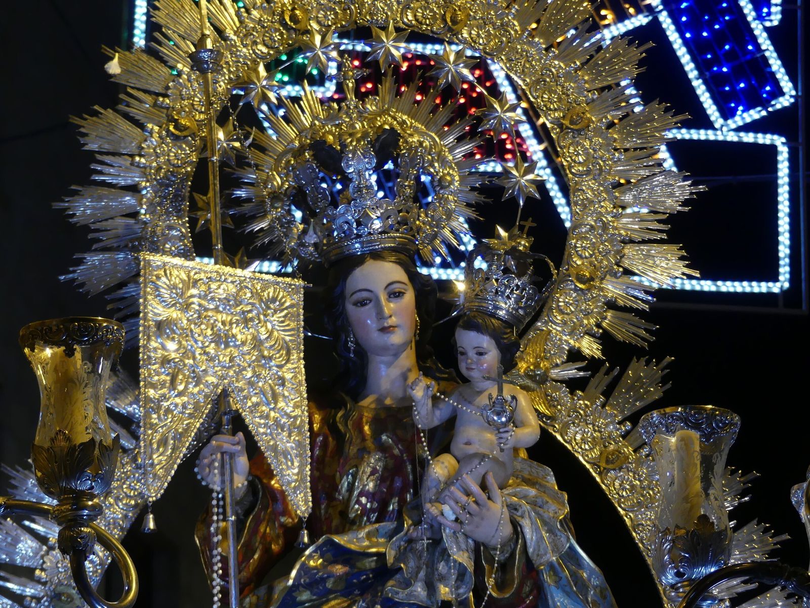 La Virgen de la Aurora recorre Montilla, en fotografías