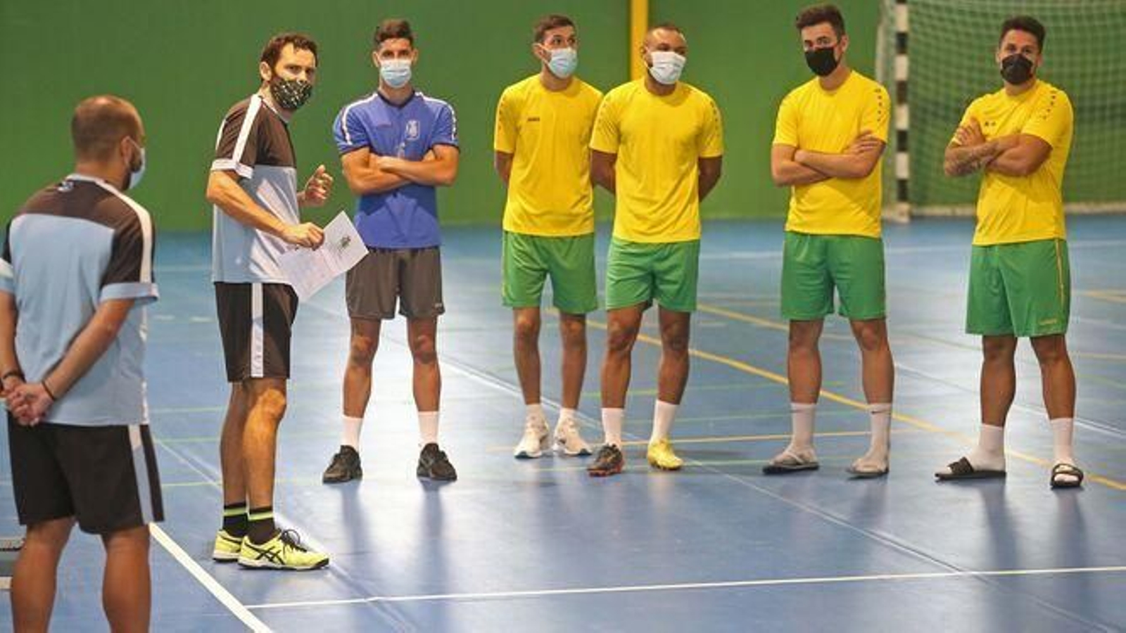 Keko Rosano, cuando arrancó su proyecto con la UD Los Barrios.