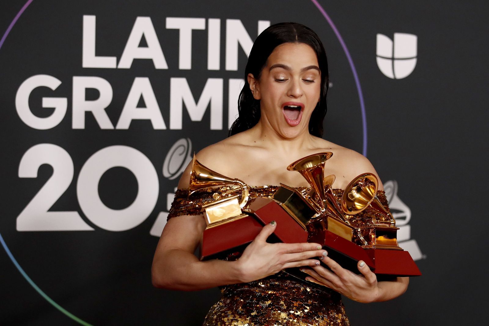 La alfombra roja de los Grammy latinos