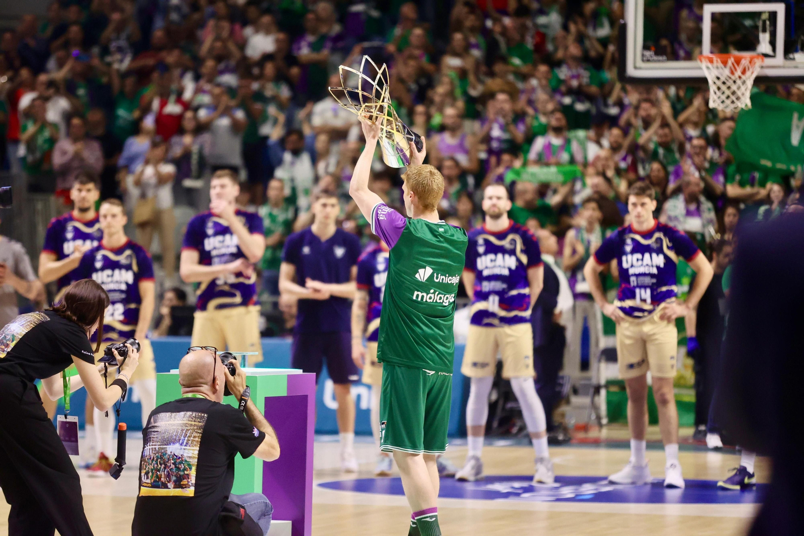 El Unicaja -UCAM Murcia, en fotos