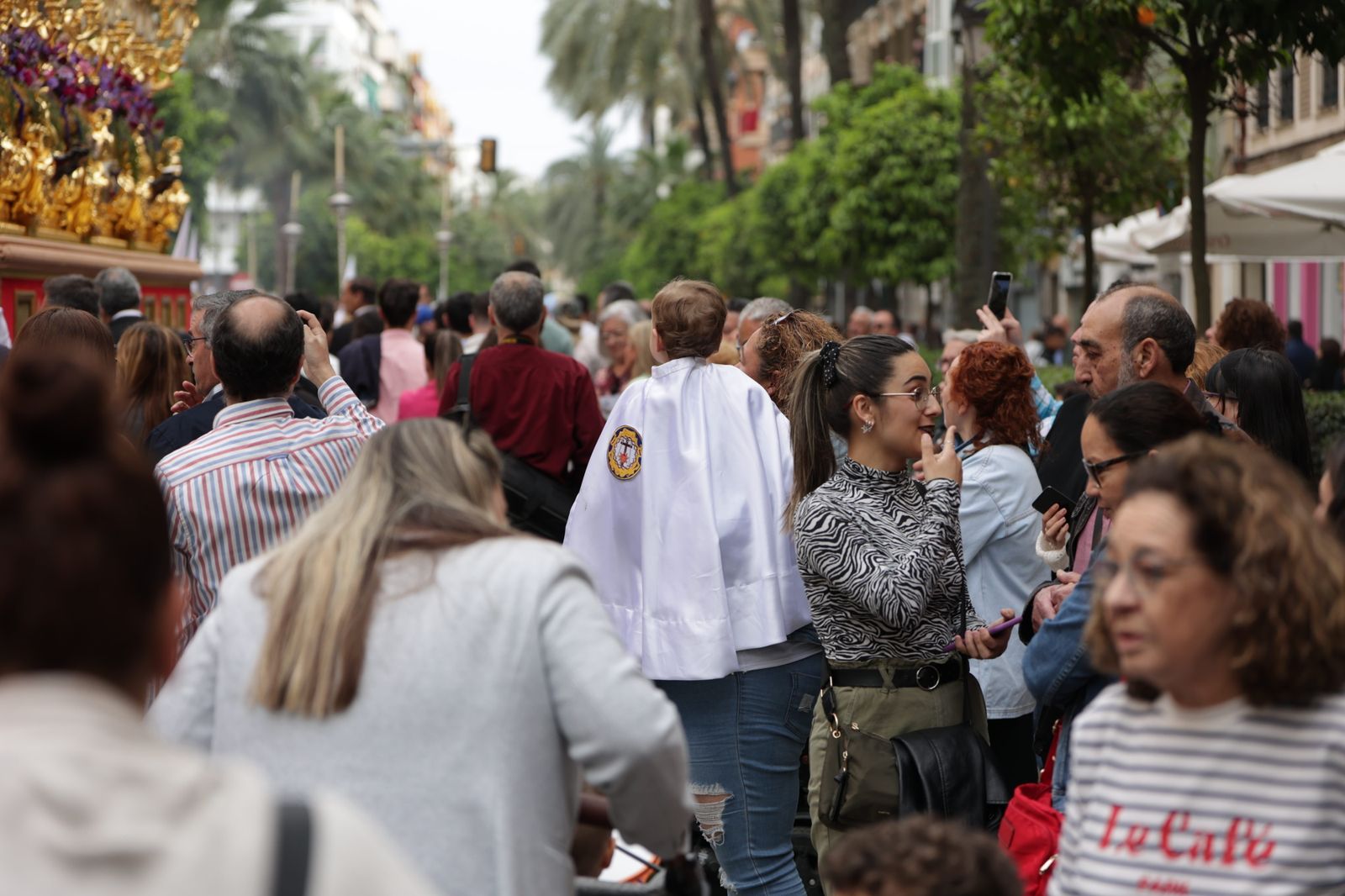 Martes Santo: la Hermandad de La Lanzada en imágenes