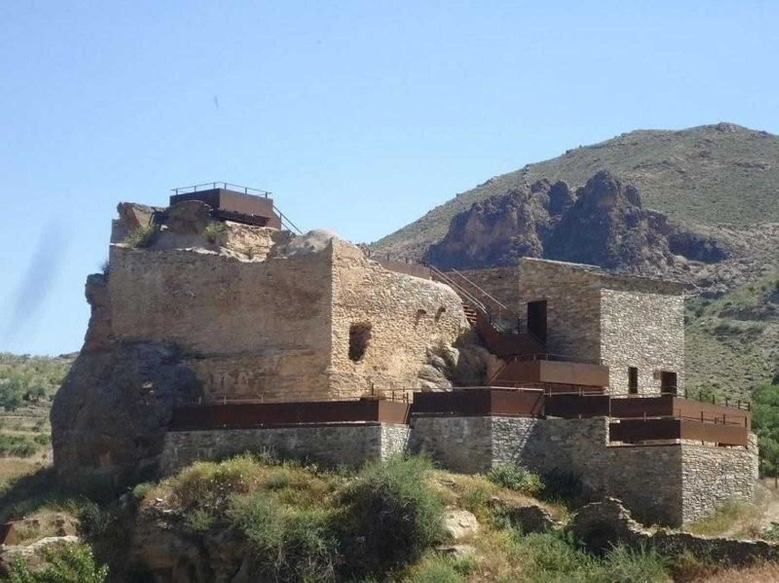 Castillo de la localidad almeriense de Bacares.