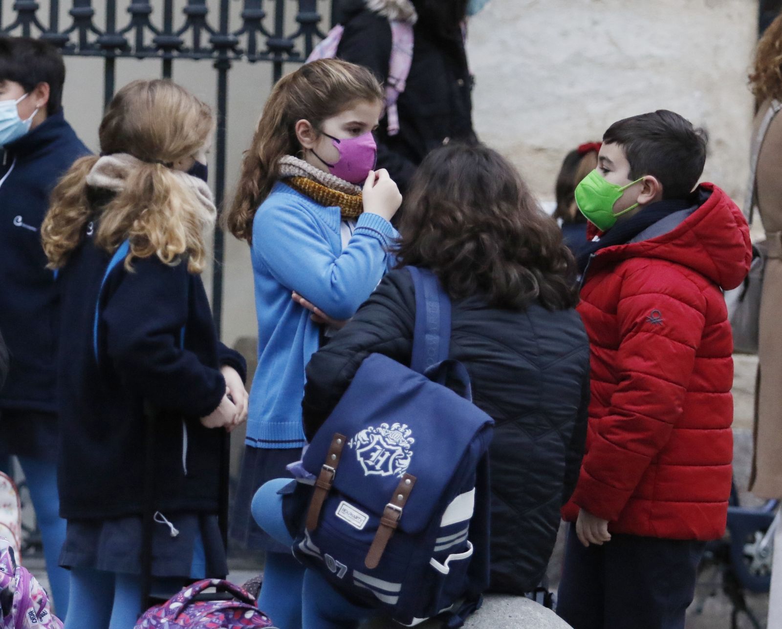 Las imágenes de la vuelta al colegio en Córdoba tras las vacaciones de Navidad