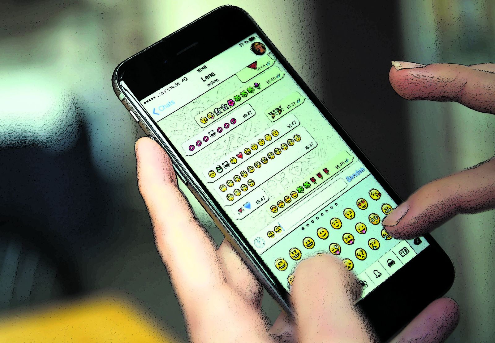 La foto desnuda y el whatsapp