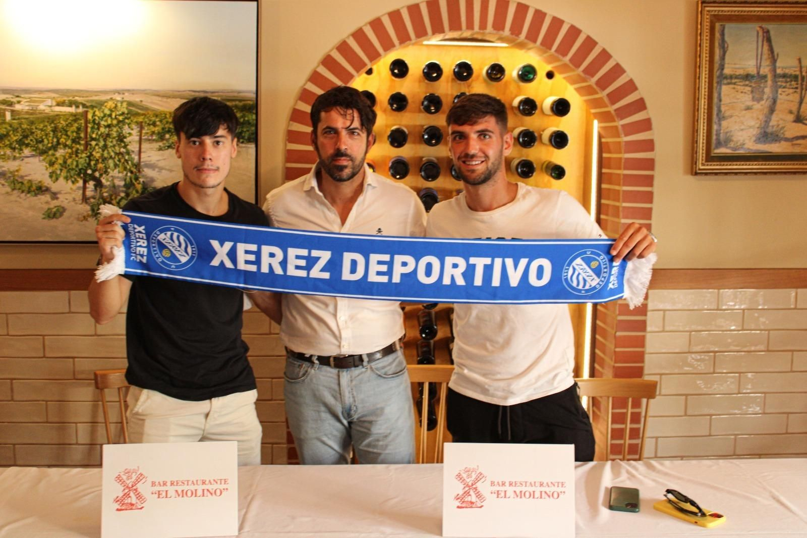 Beni, Edu Espada y Ángel Rueda, en la presentación de este miércoles en El Molino.