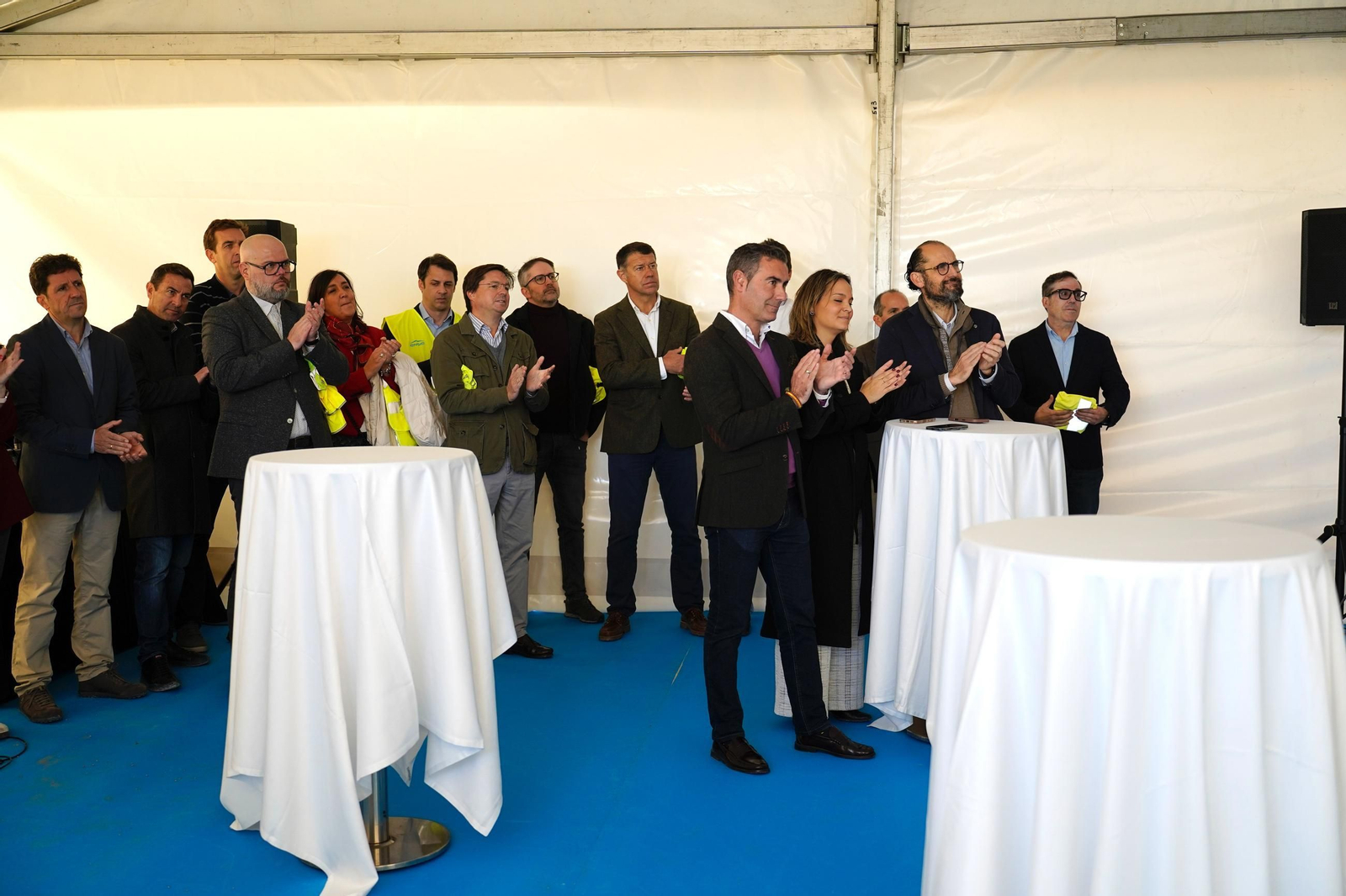 Las fotos de la inauguración de los parques eólicos El Padrón y Cerro Cabello de Los Barrios