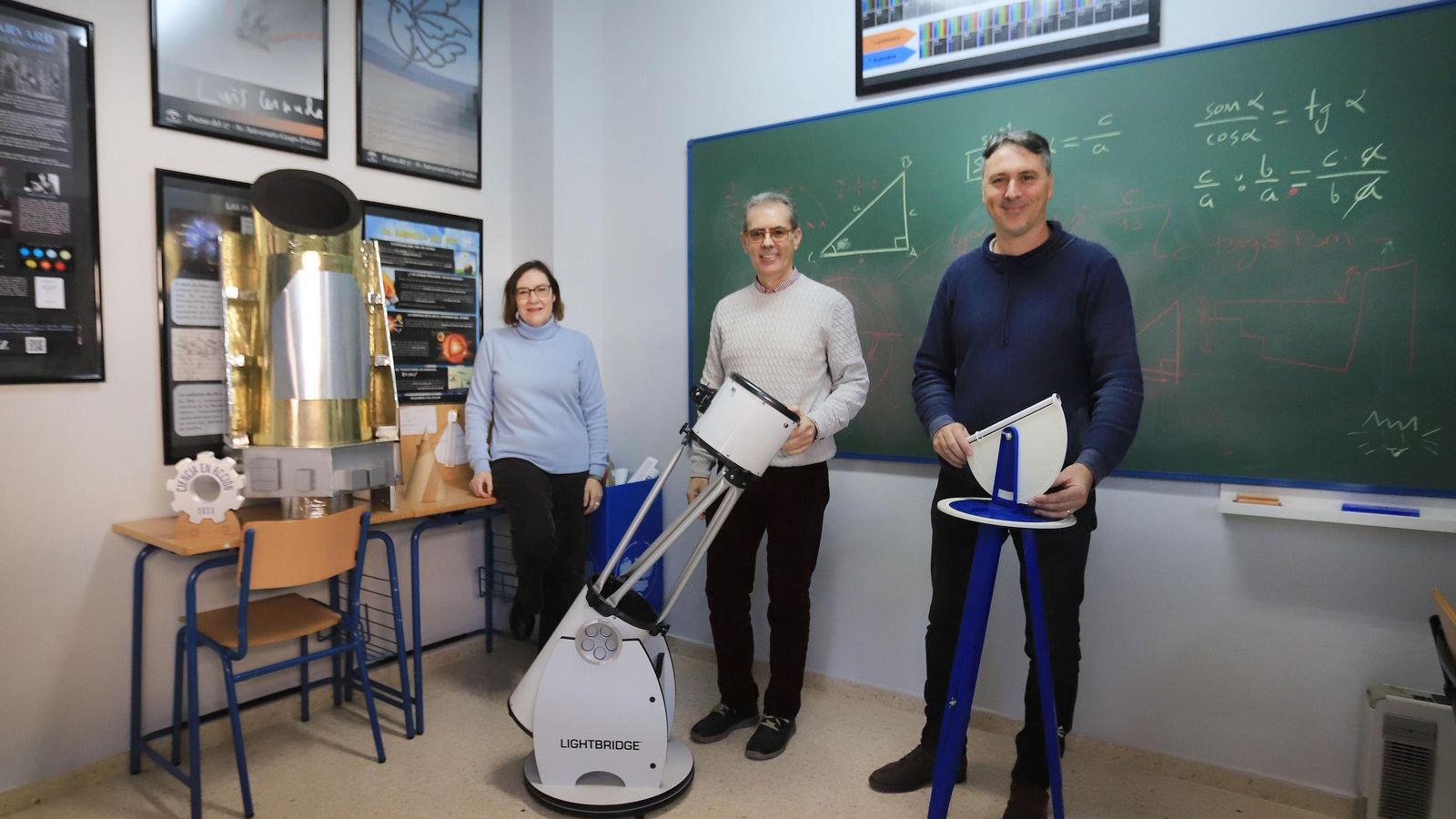 Guadalupe Fernández, Andrés Jobacho y Javier Pérez.