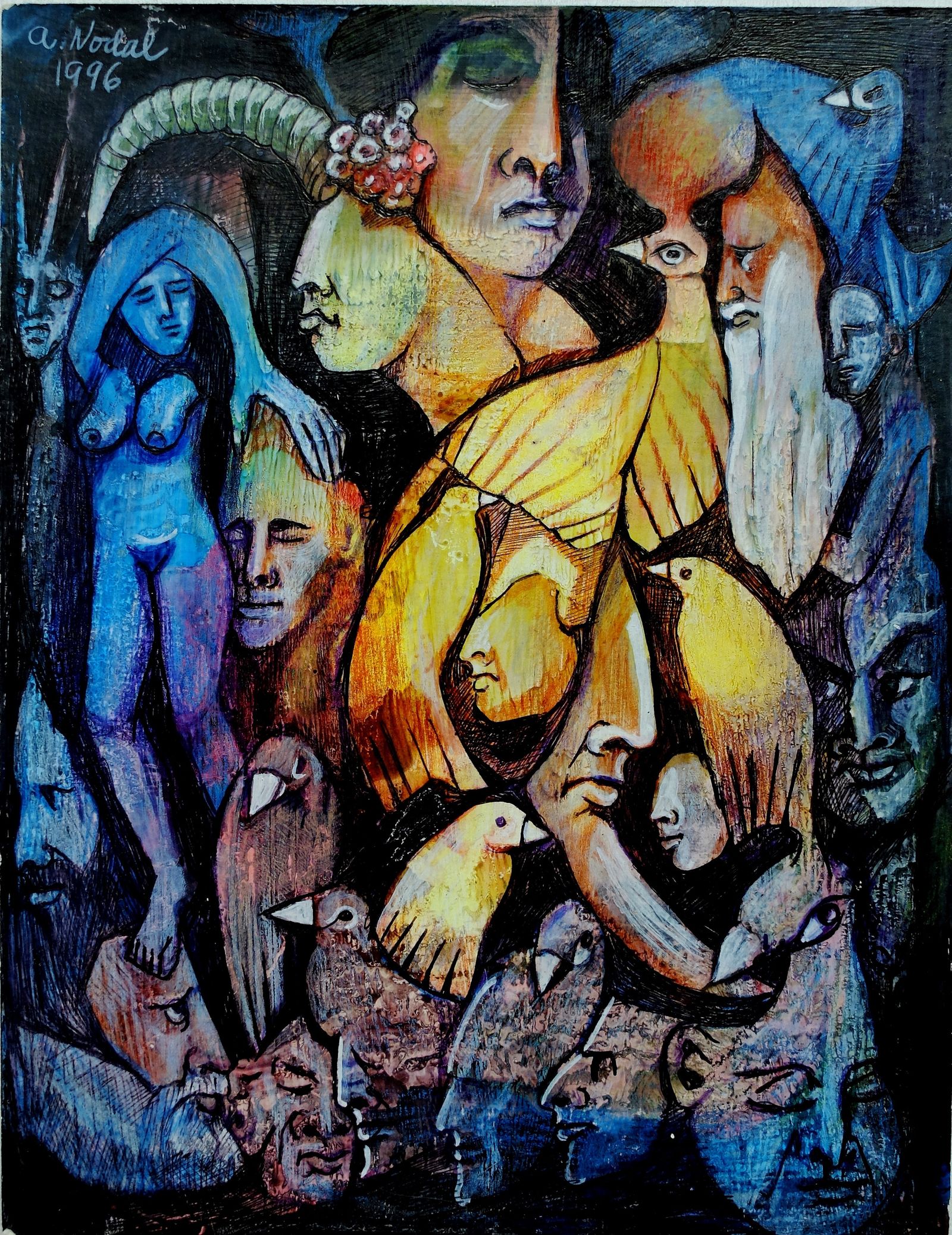 Una de las obras de Antonio Nodal.