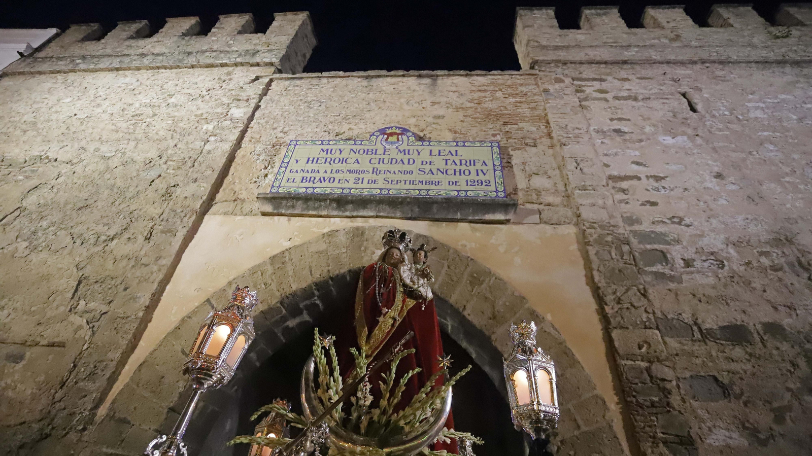 Fotos del retorno de la Virgen de la Luz a su santuario en Tarifa