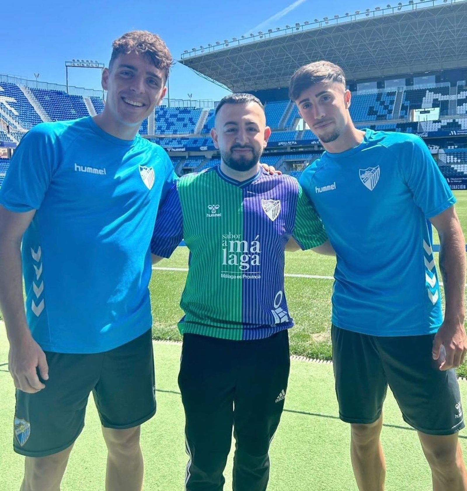 Papi Gavi, con Jokin y Larrubia