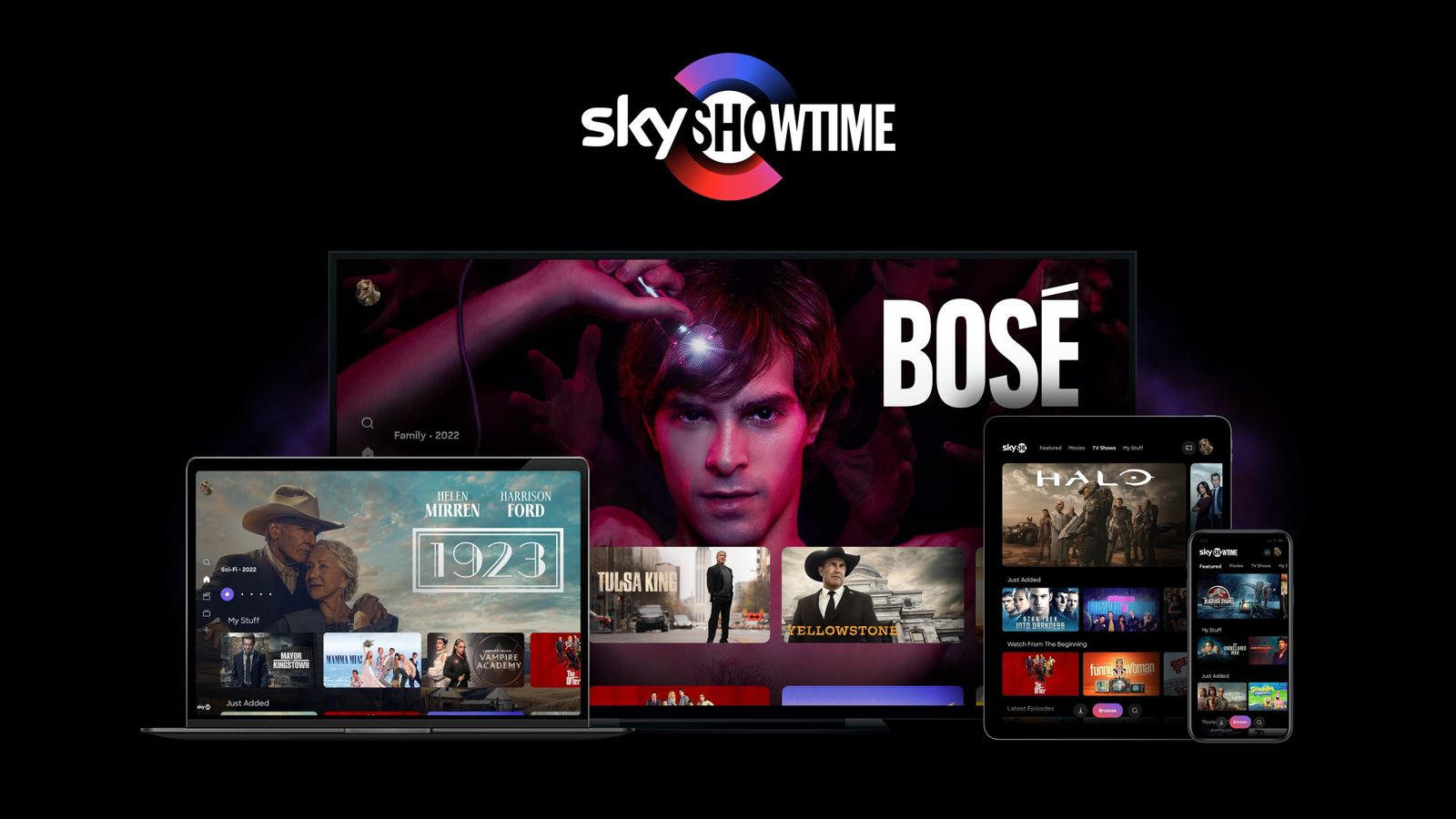 Imagen promocional de la plataforma skyshowtime