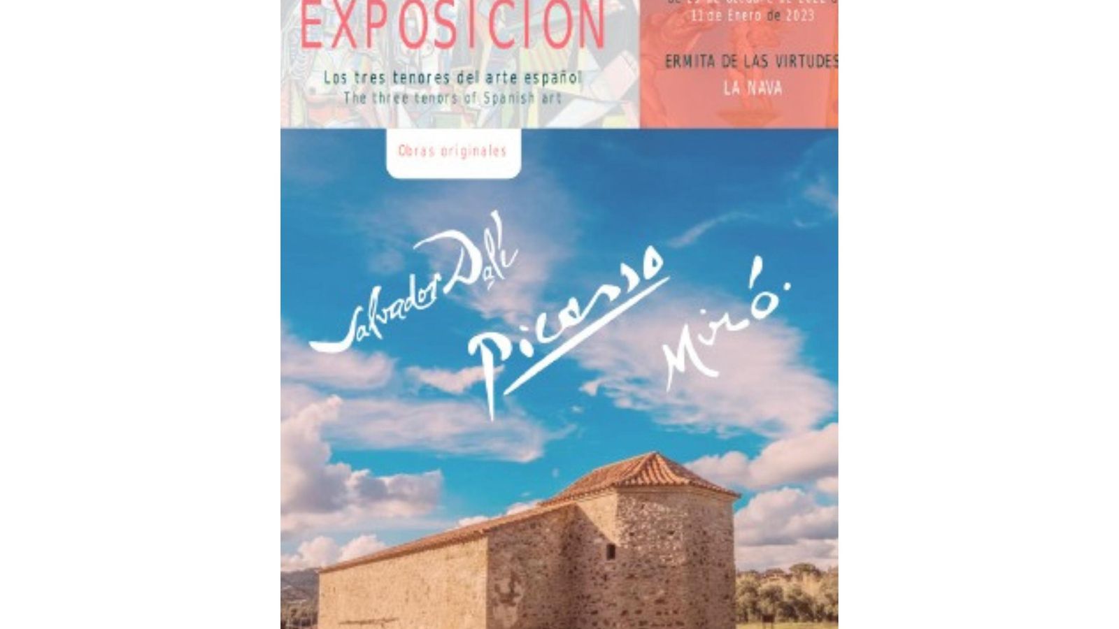 La Nava acoge una gran exposición de cuadros de Dalí, Picasso y Miró