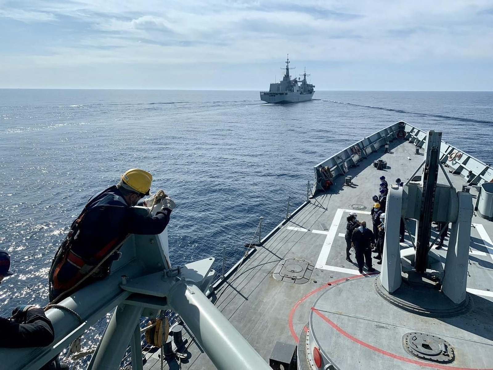 Imagen del ejercicio Marsur, en Cádiz.