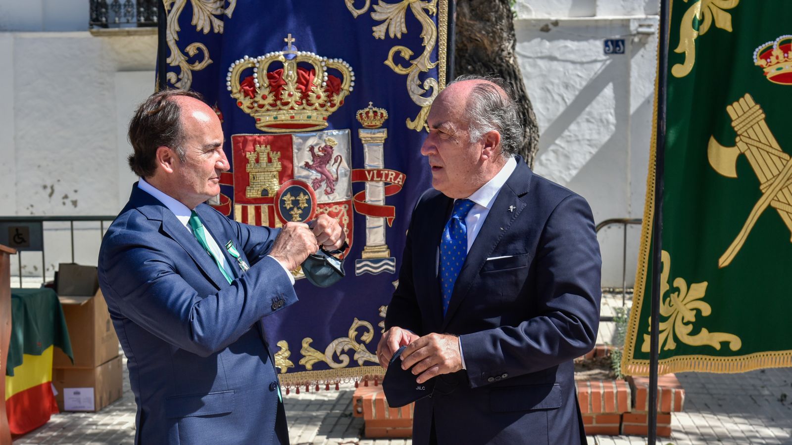 Las fotos de los actos de la Guardia Civil en Tarifa por la festividad de la Virgen del Pilar