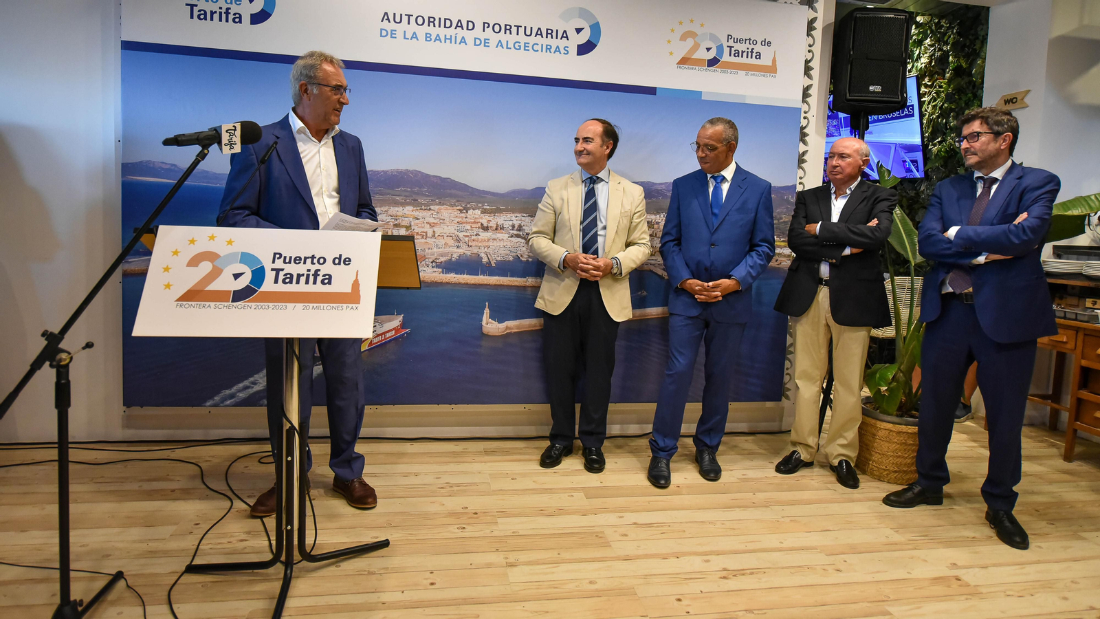 Celebración del 20 aniversario de la declaración como frontera Schengen del Puerto de Tarifa