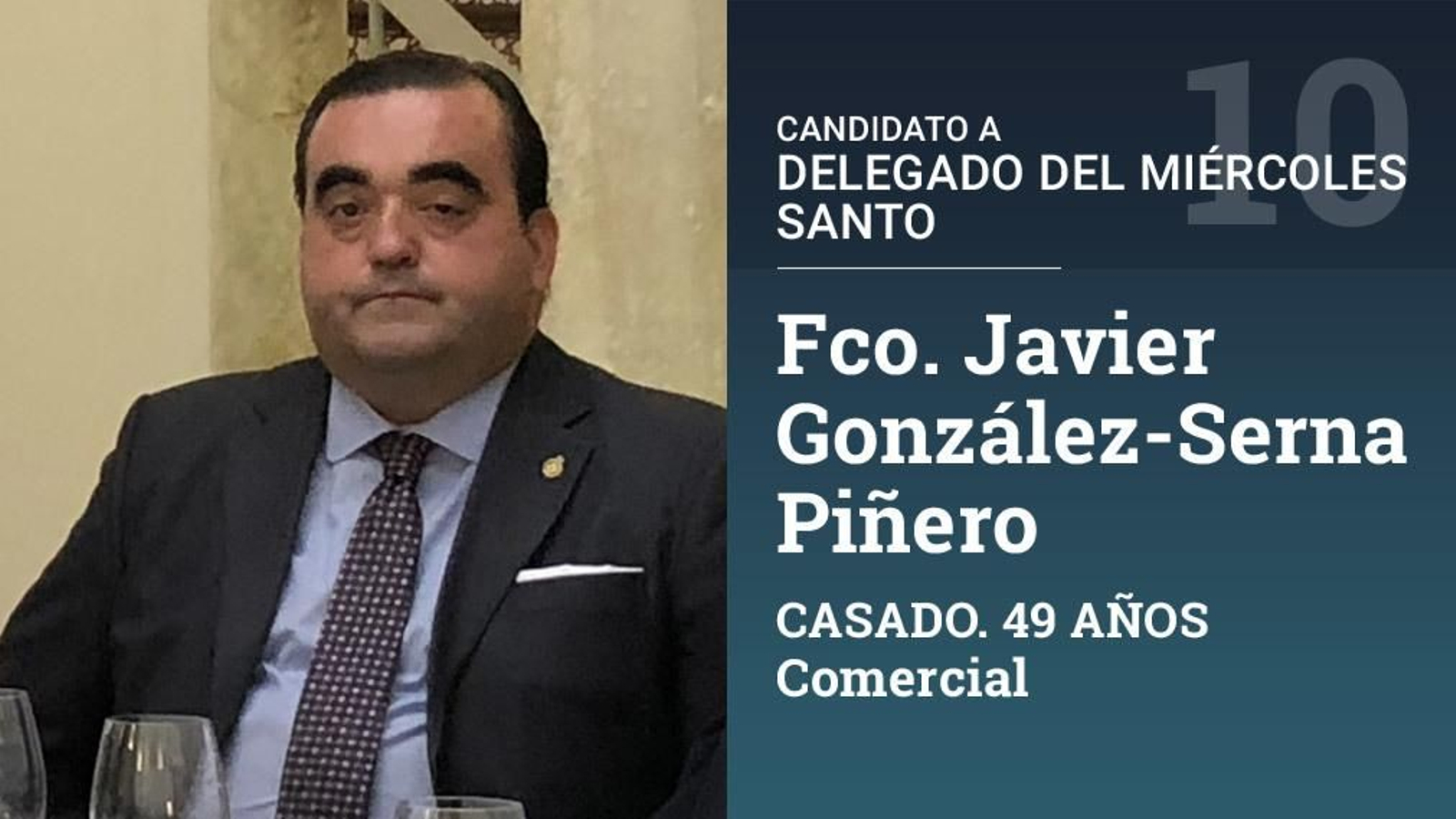 Fue hermano mayor de los Servitas.