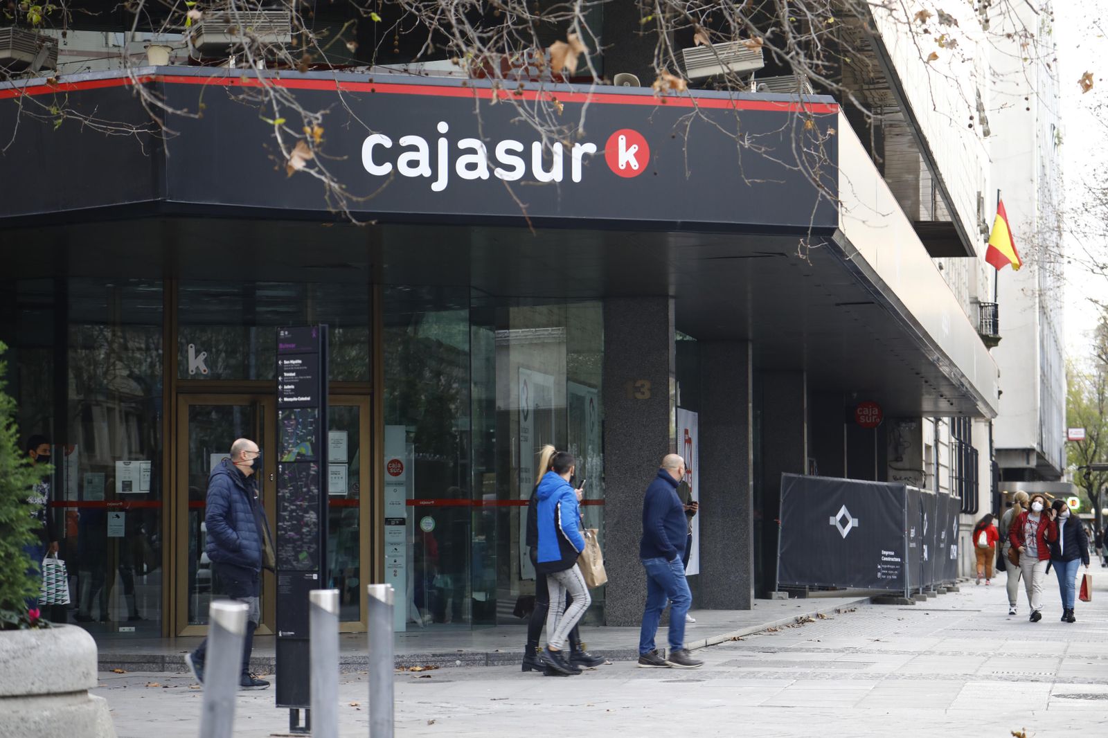Oficina de Cajasur en Córdoba.