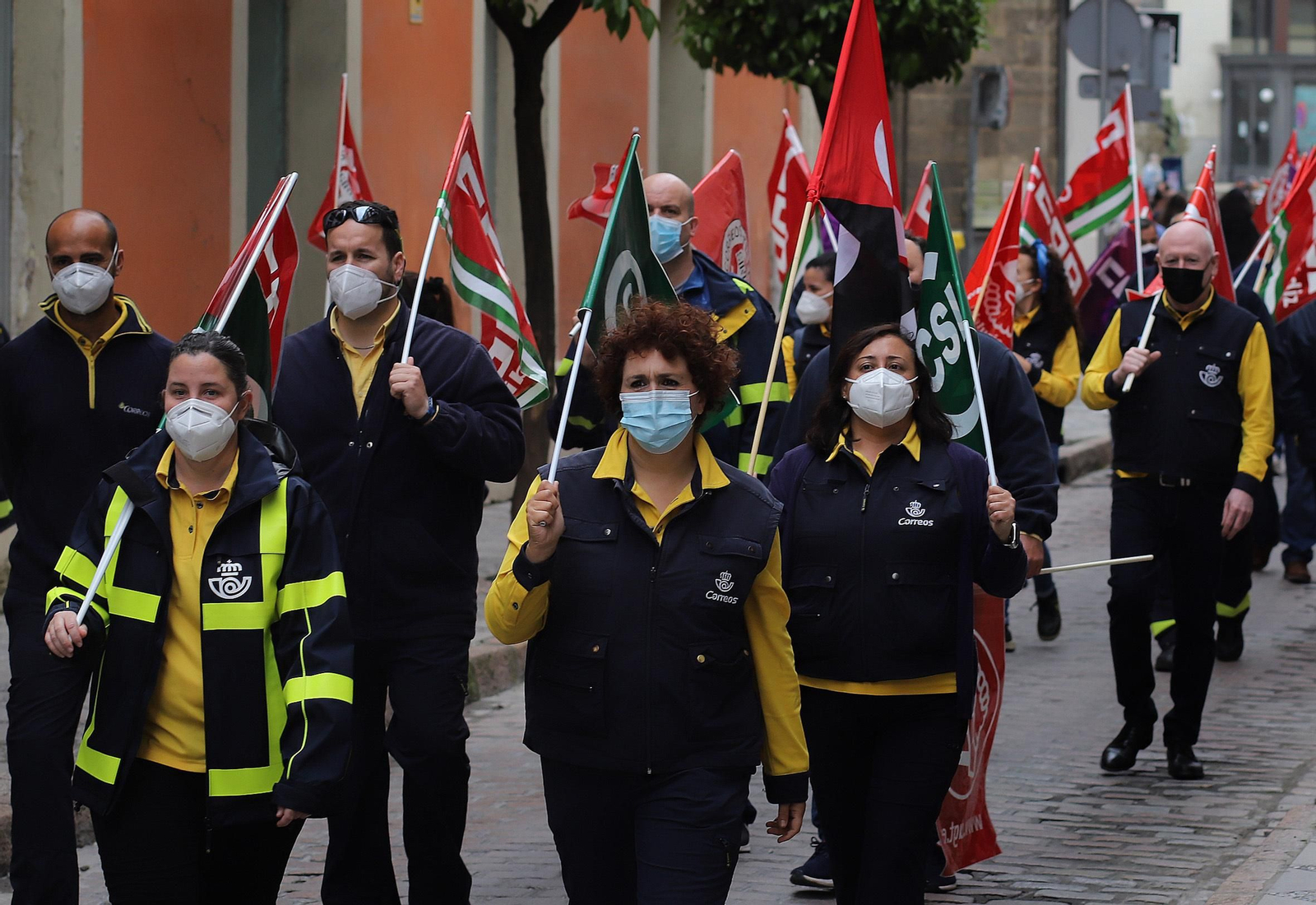 Manifestación de correos