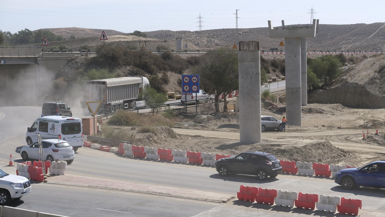 Las obras del nuevo enlace de Viator, en imágenes