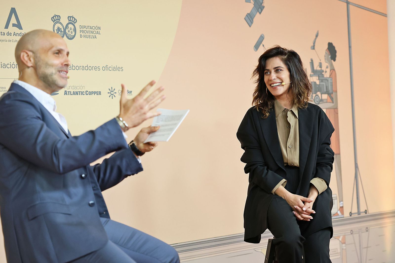 Imágenes de María León en el Festival de Cine Iberomaericano de Huelva