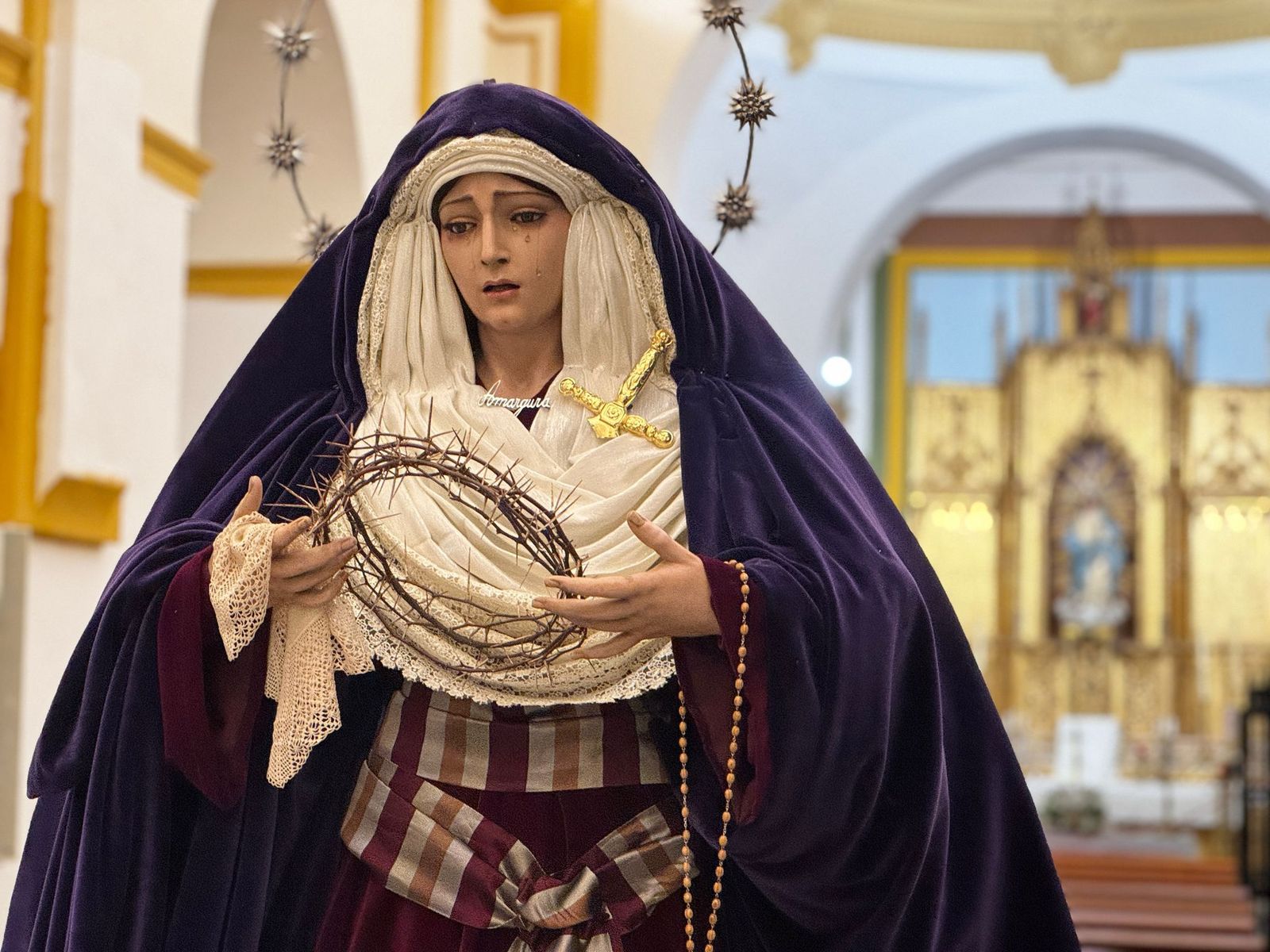 Fotos de las Vírgenes de Algeciras vestidas de hebrea