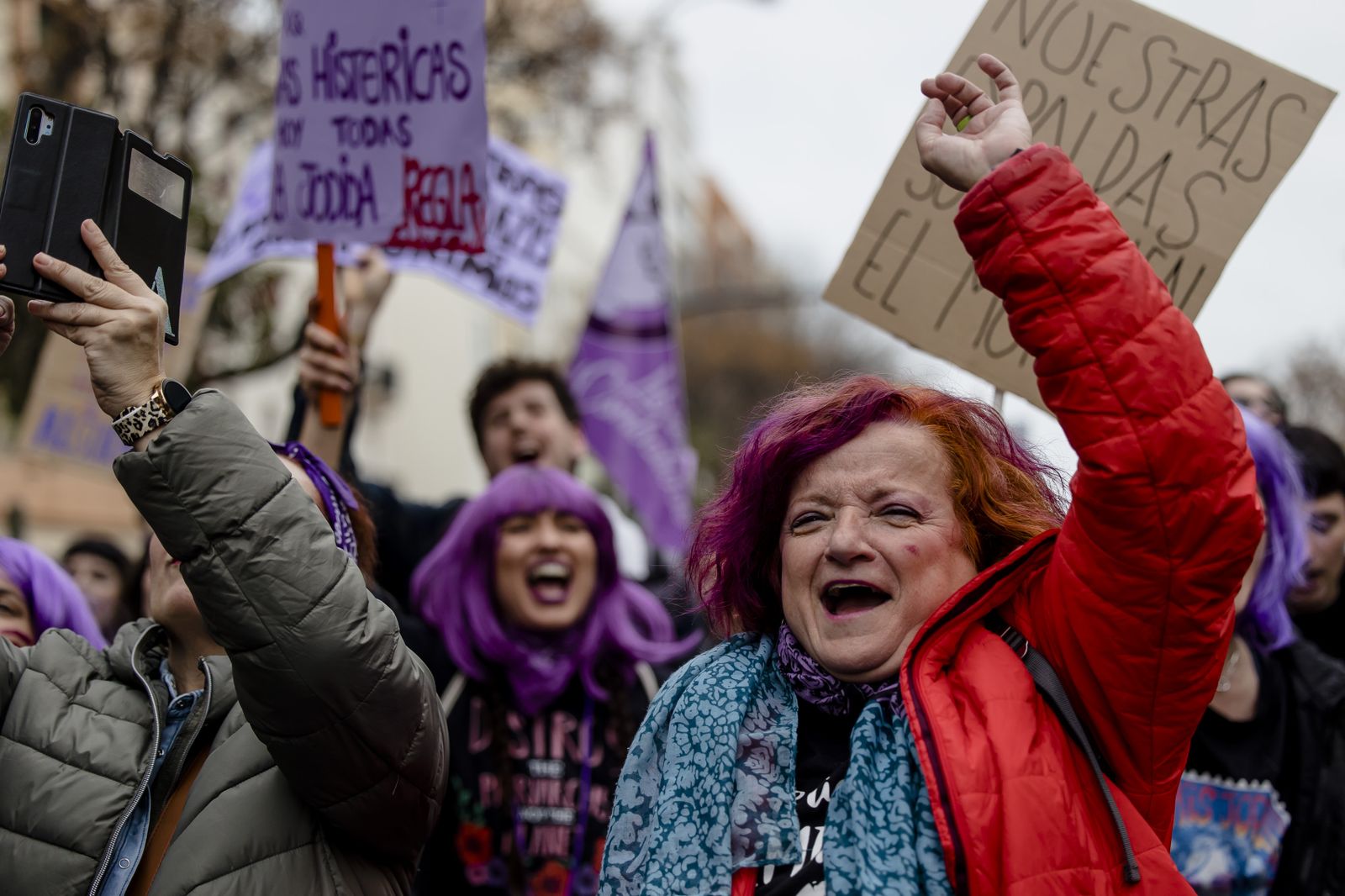 Las imágenes de la manifestación del 8M en Cádiz.