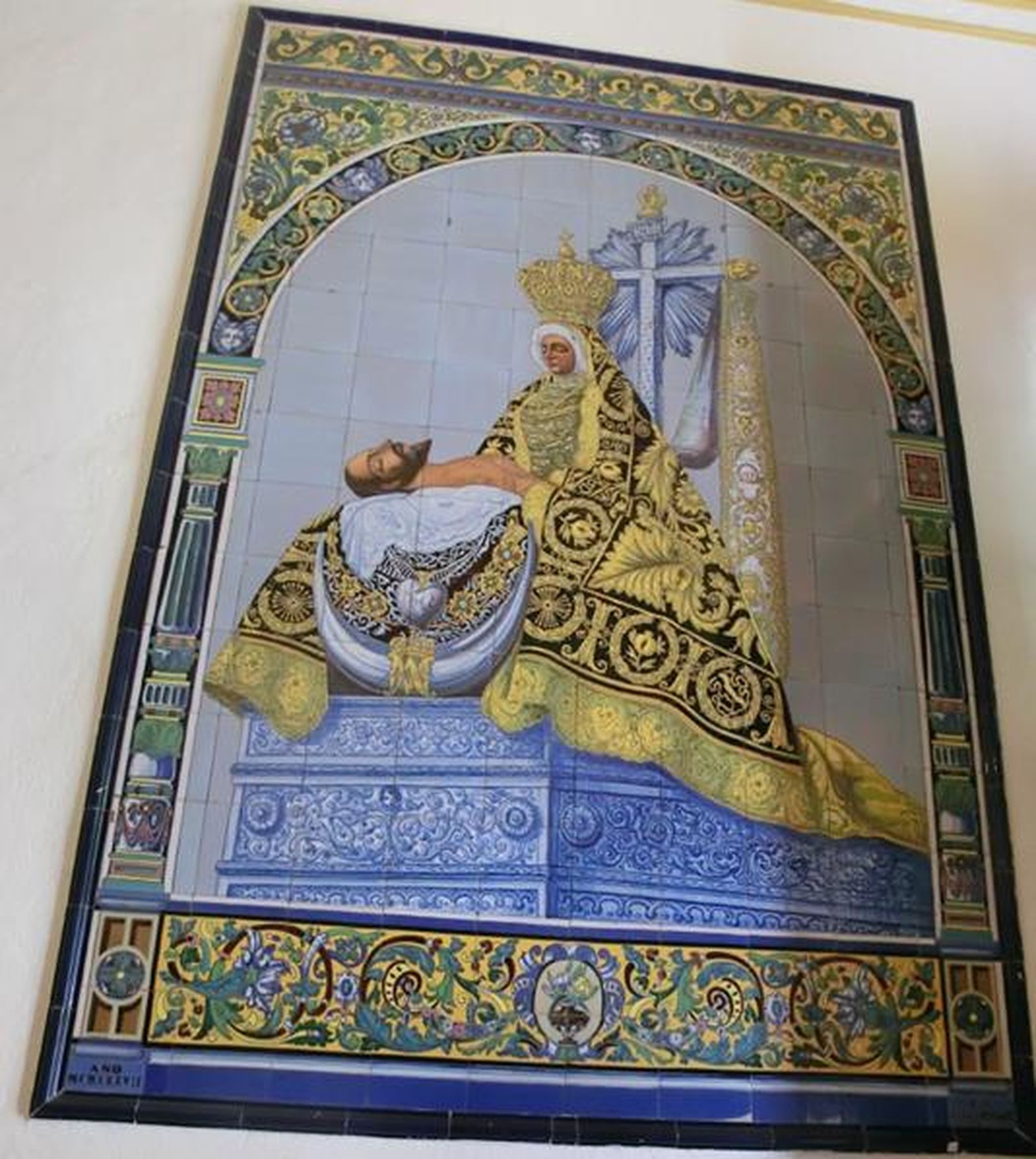 Virgen de la piedad de la iglesia de N.S. de La Palma.