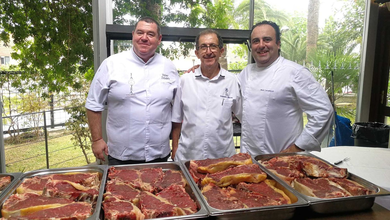 Xavier Zabaleta, Iñaki Larraínzar y Fernando Córdoba, ayer en la presentación de las jornadas.