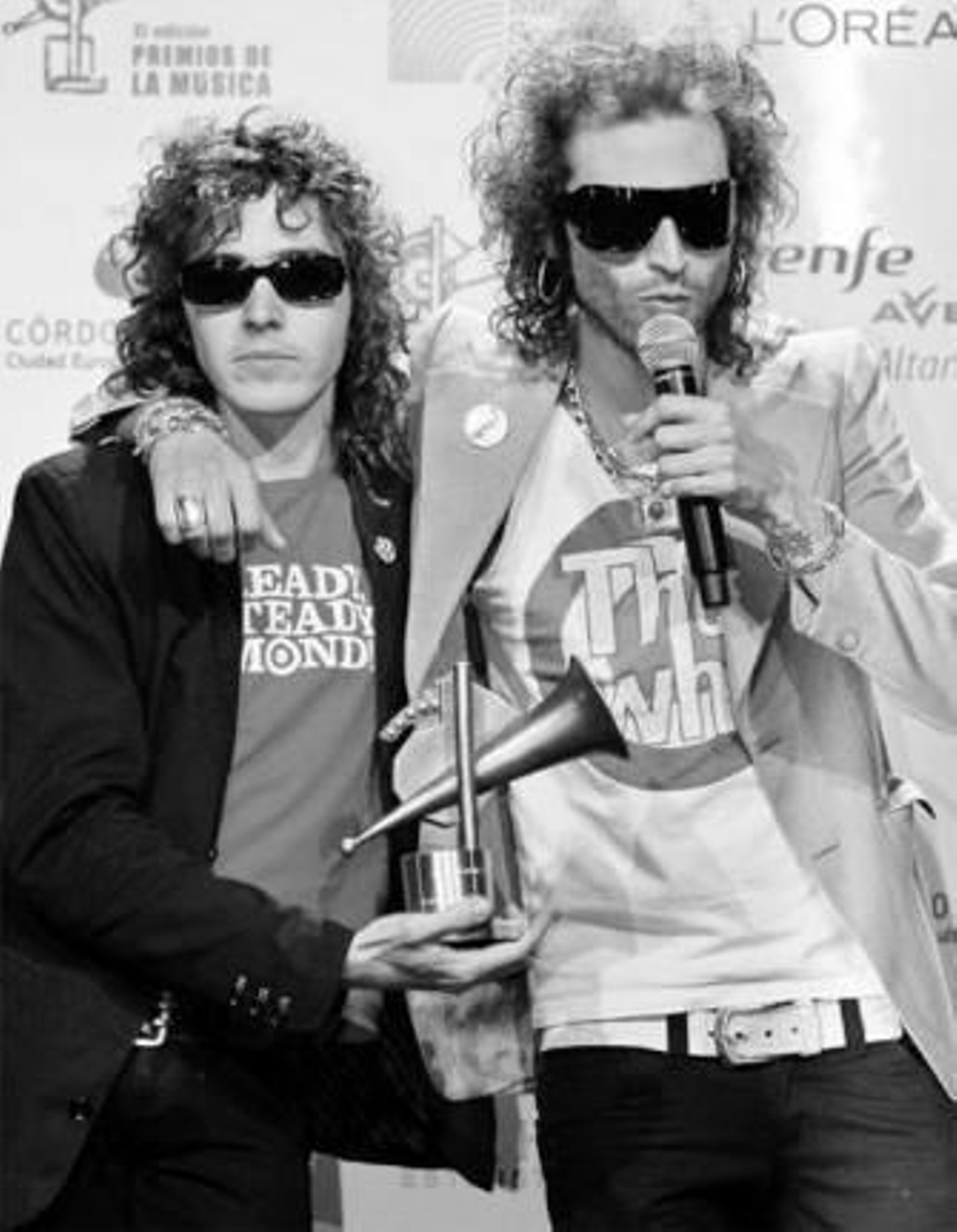 Pereza, en la última gala de los Premios de la Música, en Córdoba.