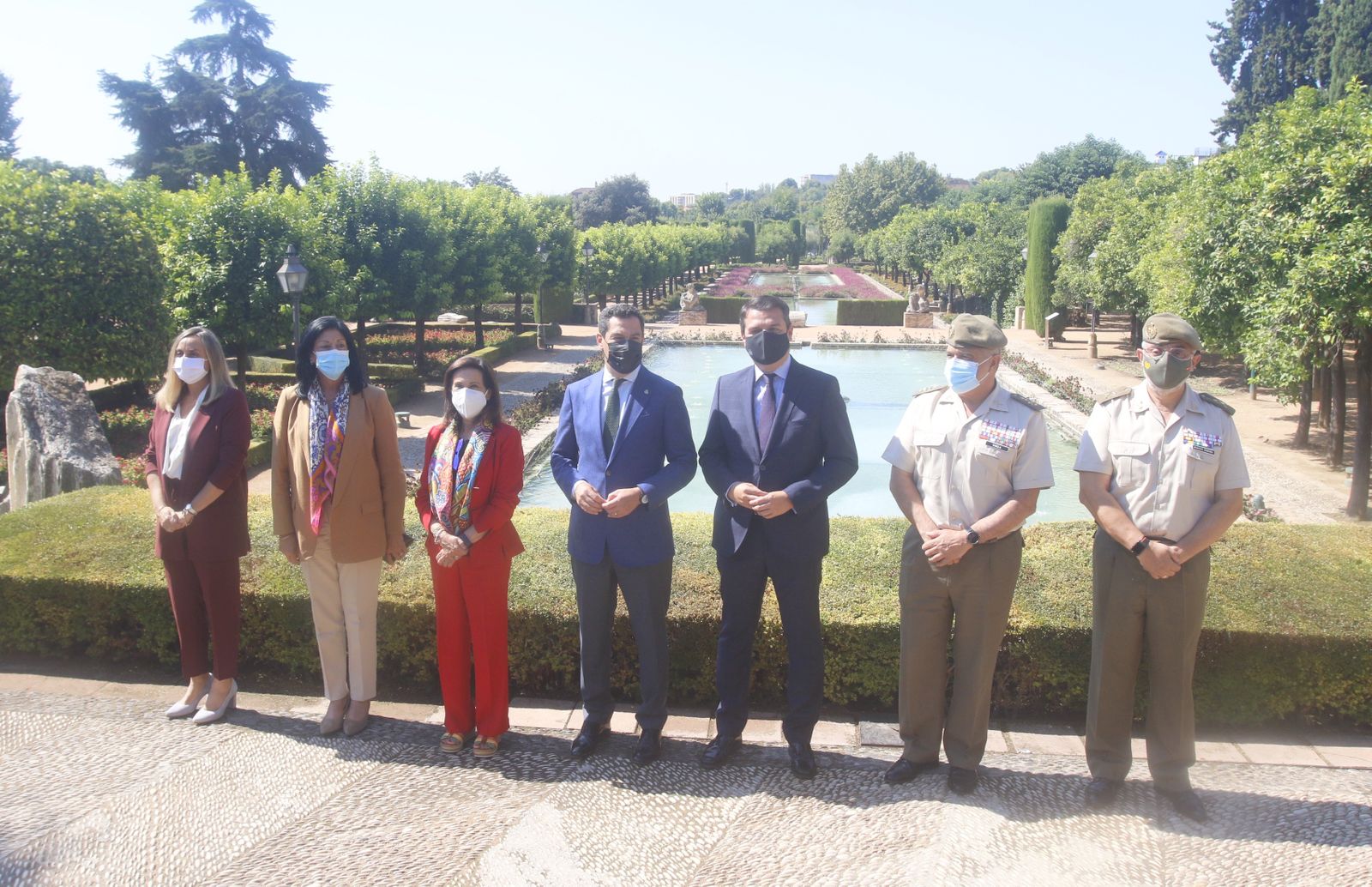 La jornada en torno a la firma de la base logística del Ejército en Córdoba, en imágenes