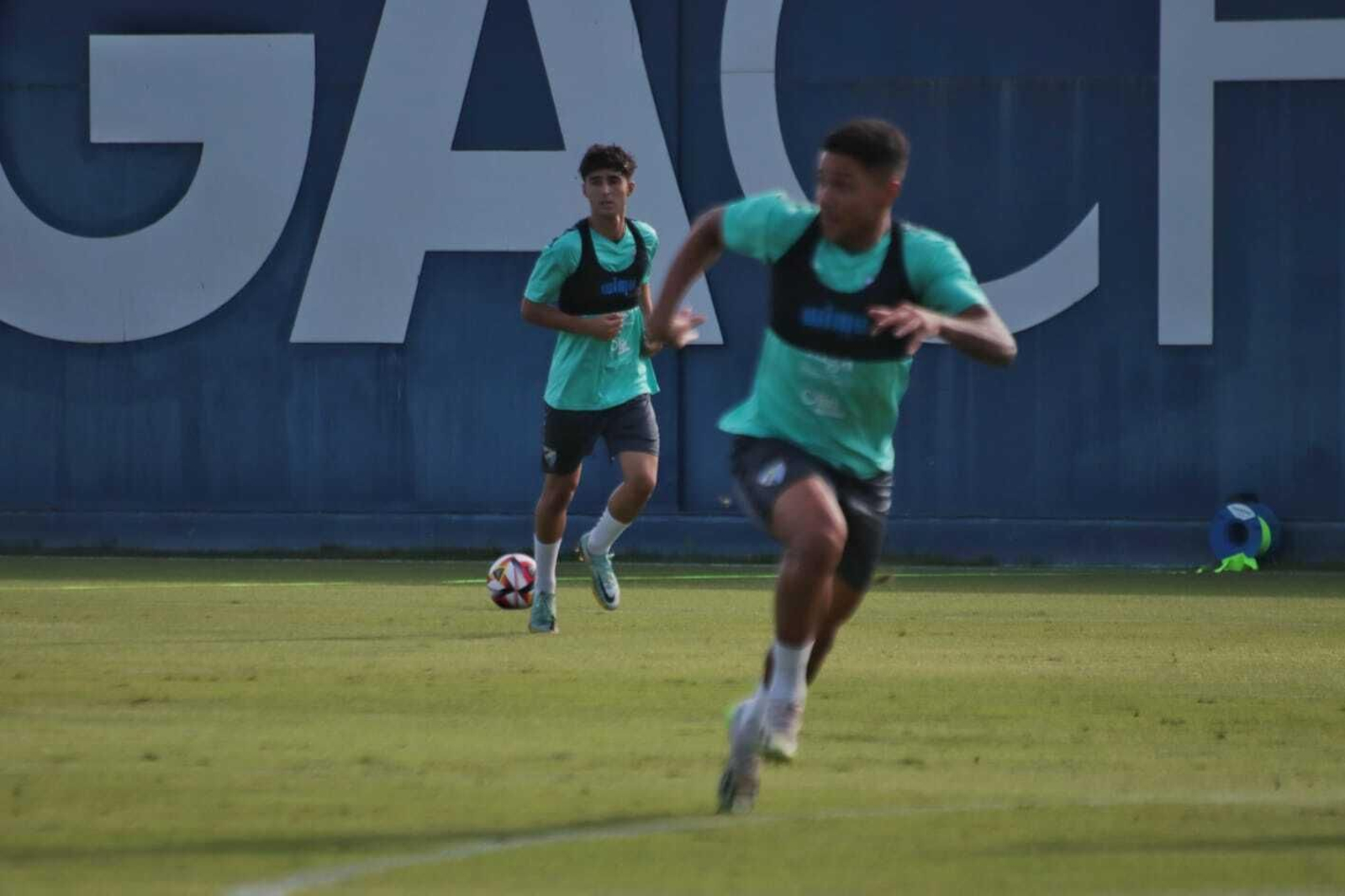 El entrenamiento del Málaga CF, en fotos