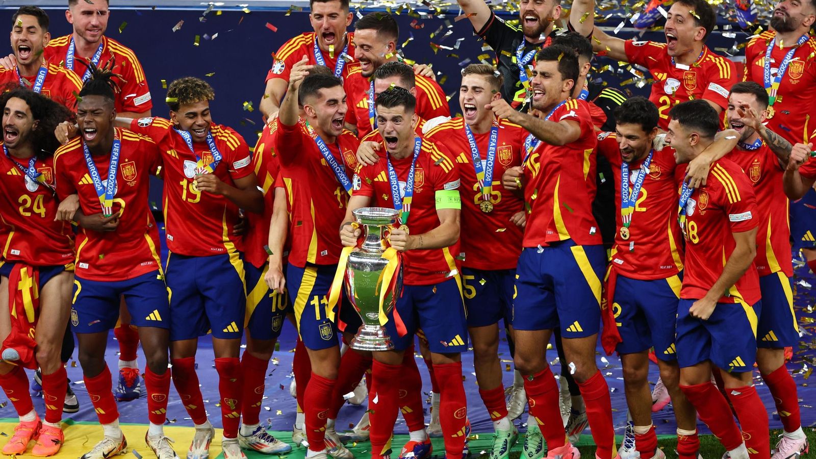 Las mejores fotos del título de España ante Inglaterra