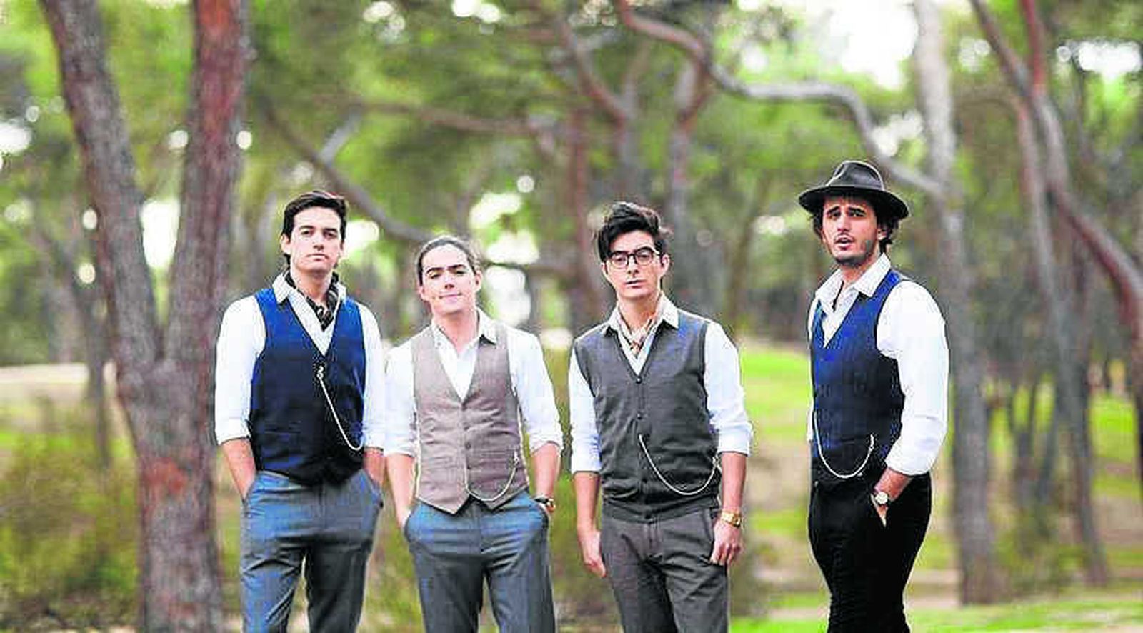 Imagen de promoción de la banda latina Morat.