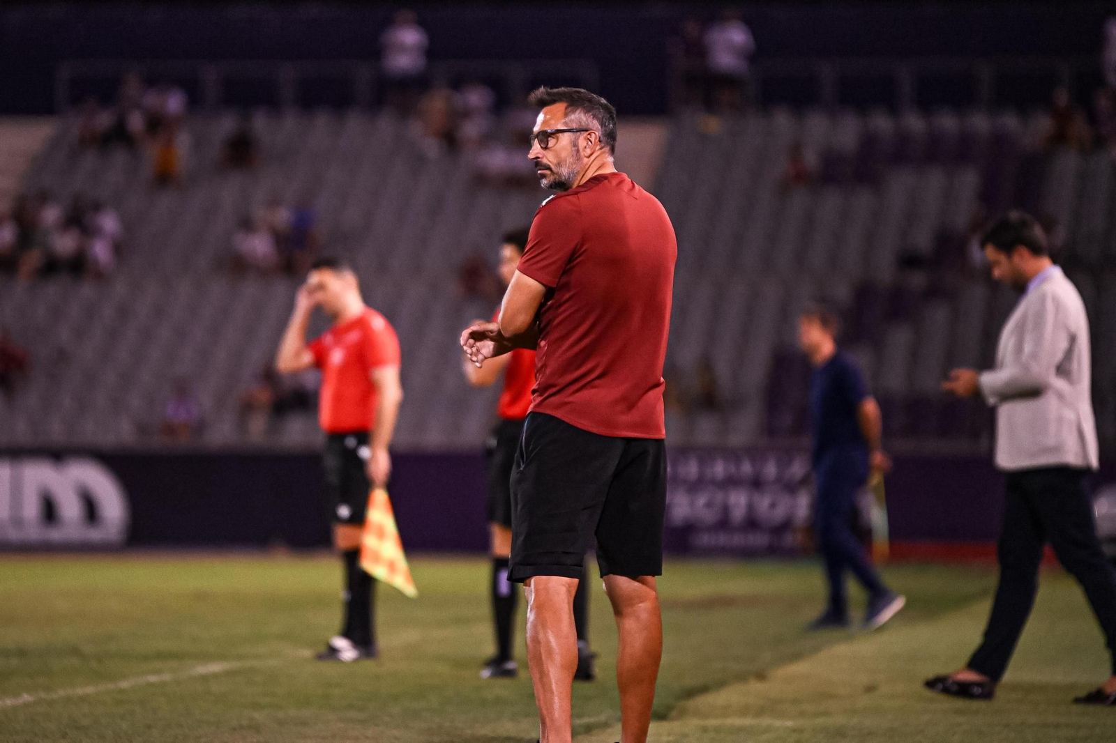 Manolo Herrero, en un momento del XLI Trofeo del Olivo.