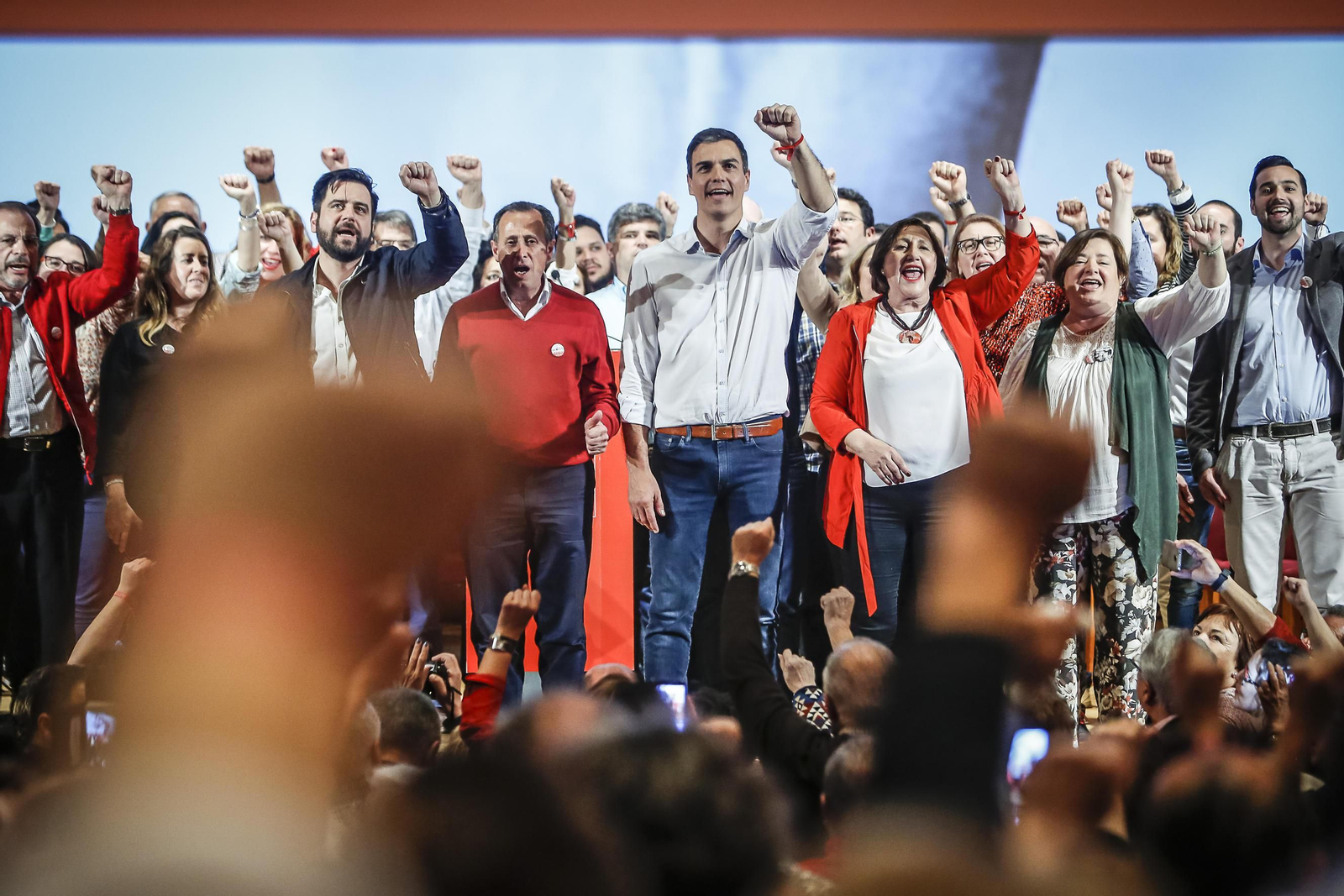 El mitin de Pedro Sánchez en Cádiz, en imágenes