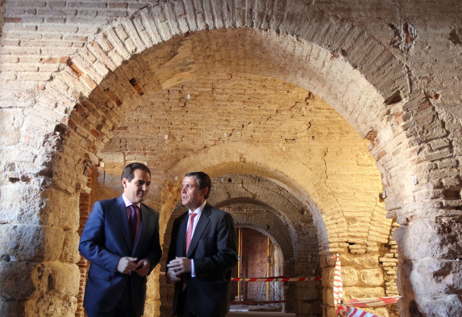 Pablo González, junto al entonces alcalde de Córdoba, José Antonio Nieto, en una visita a la capital cordobesa.